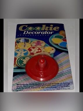 vintage Wilton Christmas Gingerbread Man cookie Design Kit